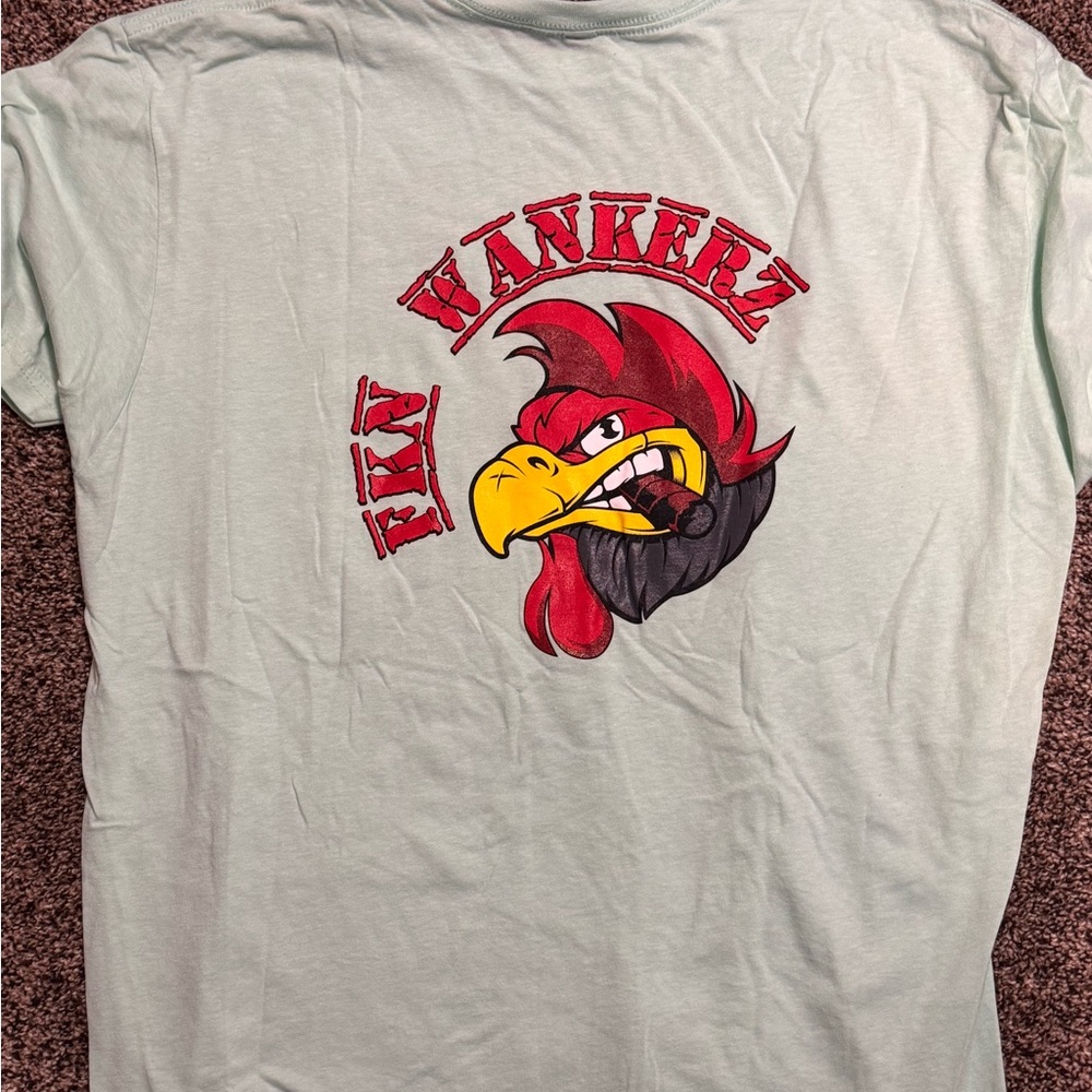 FKN Wankerz Men's Graphic T-Shirt in mint color